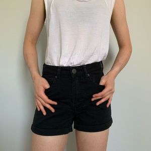Aeropostale high waisted midi shorts